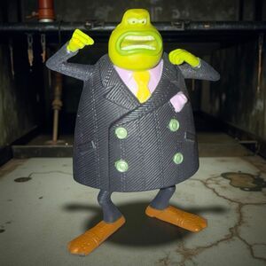 2006 McDonalds Happy Meal DreamWorks Flushed Away Toad Crime Boss Figure A44